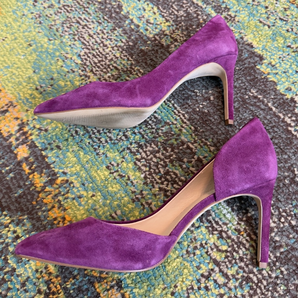 Purple Essex Lane size 9.5 pumps - Picture 5 of 6